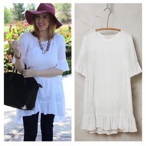 Zoa Fluttered Peasant Tunic
